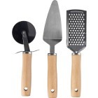 Set di utensili da cucina in metallo e legno Sylvan FullGadgets.com