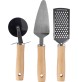 Set di utensili da cucina in metallo e legno Sylvan FullGadgets.com