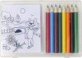 20 Disegni Da Colorare Personalizzabili + 8 Matite