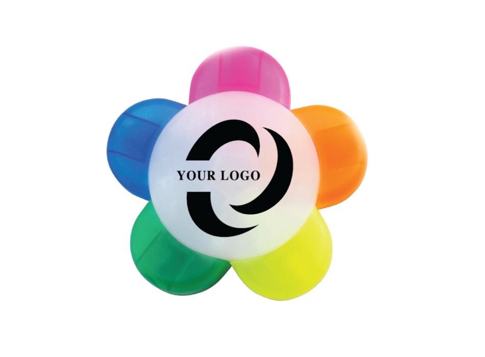 Set evidenziatori Brodie | Plastica | 5 colori FullGadgets.com