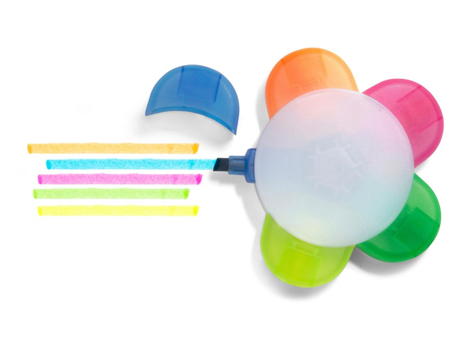 Set evidenziatori Brodie | Plastica | 5 colori FullGadgets.com