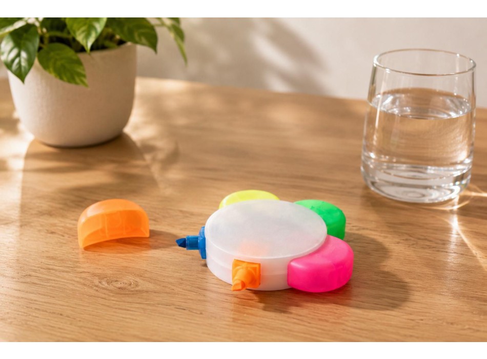 Set evidenziatori Brodie | Plastica | 5 colori FullGadgets.com