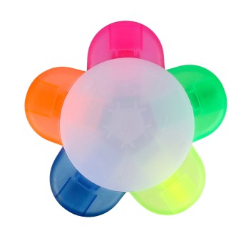 Set evidenziatori Brodie | Plastica | 5 colori FullGadgets.com