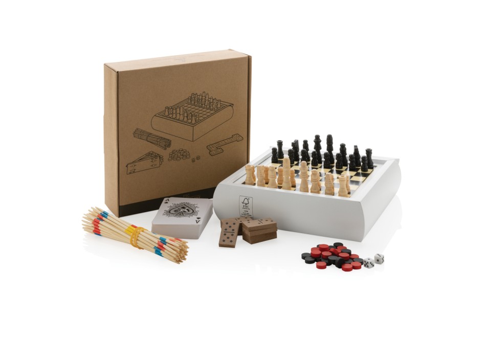 Set giochi 5 in 1 in legno FullGadgets.com