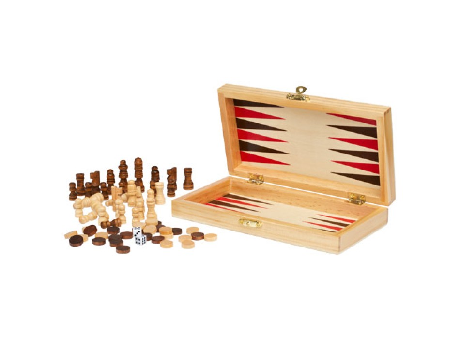 Set giochi da tavolo 3 in 1 Mugo FullGadgets.com