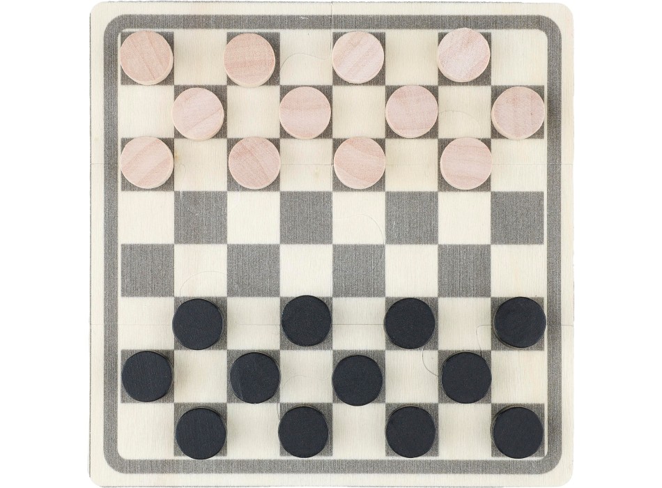 Set Gioco scacchi e dama in legno in legno Hank FullGadgets.com