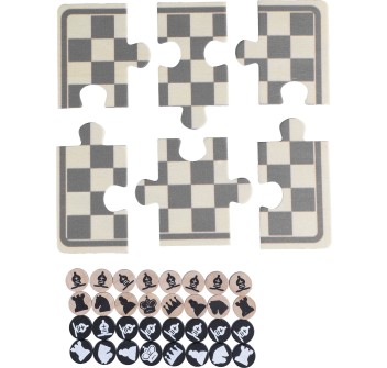 Set Gioco scacchi e dama in legno in legno Hank FullGadgets.com