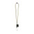 SET Lanyard TUBE Long (Ø 7 mm) con moschettone a D da 55 mm e chiusura di sicurezza da Ø 7 mm