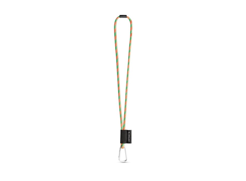 SET Lanyard TUBE Long (Ø 7 mm) con moschettone a D da 55 mm e chiusura di sicurezza da Ø 7 mm FullGadgets.com