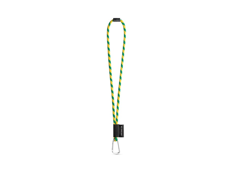 SET Lanyard TUBE Long (Ø 7 mm) con moschettone a D da 55 mm e chiusura di sicurezza da Ø 7 mm FullGadgets.com