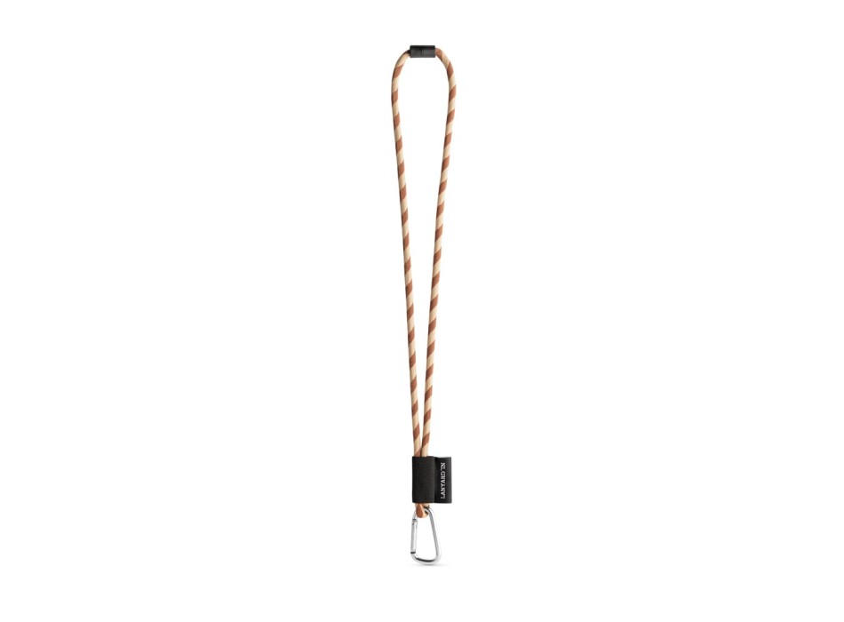 SET Lanyard TUBE Long (Ø 7 mm) con moschettone a D da 55 mm e chiusura di sicurezza da Ø 7 mm FullGadgets.com
