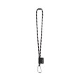SET Lanyard TUBE Long (Ø 7 mm) con moschettone a D da 55 mm e chiusura di sicurezza da Ø 7 mm FullGadgets.com