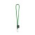 SET Lanyard TUBE Long (Ø 7 mm) con moschettone a D da 55 mm e chiusura di sicurezza da Ø 7 mm