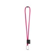 SET Lanyard TUBE Long (Ø 7 mm) con moschettone a D da 55 mm e chiusura di sicurezza da Ø 7 mm FullGadgets.com