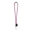 SET Lanyard TUBE Long (Ø 7 mm) con moschettone a D da 55 mm e chiusura di sicurezza da Ø 7 mm FullGadgets.com