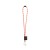 SET Lanyard TUBE Long (Ø 7 mm) con moschettone a D da 55 mm e chiusura di sicurezza da Ø 7 mm