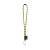 SET Lanyard TUBE Long (Ø 7 mm) con moschettone a D da 55 mm e chiusura di sicurezza da Ø 7 mm
