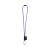 SET Lanyard TUBE Long (Ø 7 mm) con moschettone a D da 55 mm e chiusura di sicurezza da Ø 7 mm