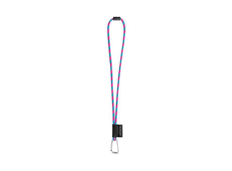 SET Lanyard TUBE Long (Ø 7 mm) con moschettone a D da 55 mm e chiusura di sicurezza da Ø 7 mm FullGadgets.com
