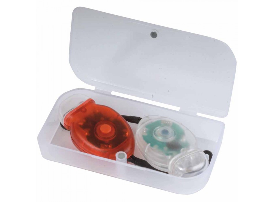 Set luci da bicicletta in plastica a doppio LED FullGadgets.com
