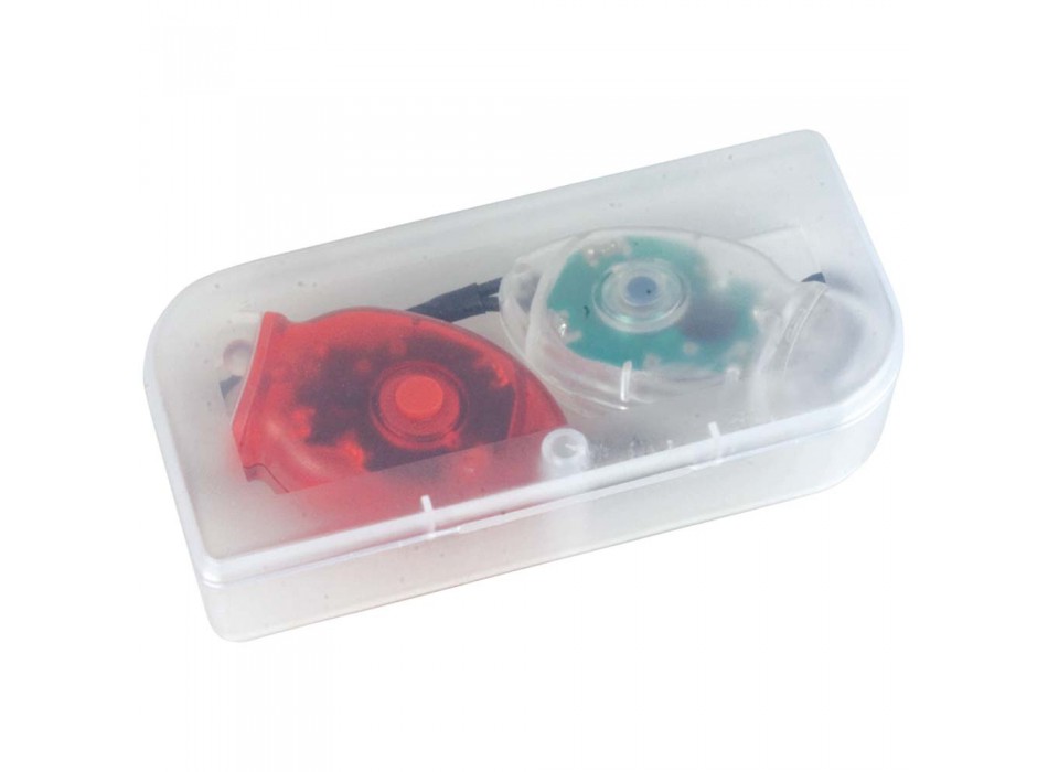 Set luci da bicicletta in plastica a doppio LED FullGadgets.com