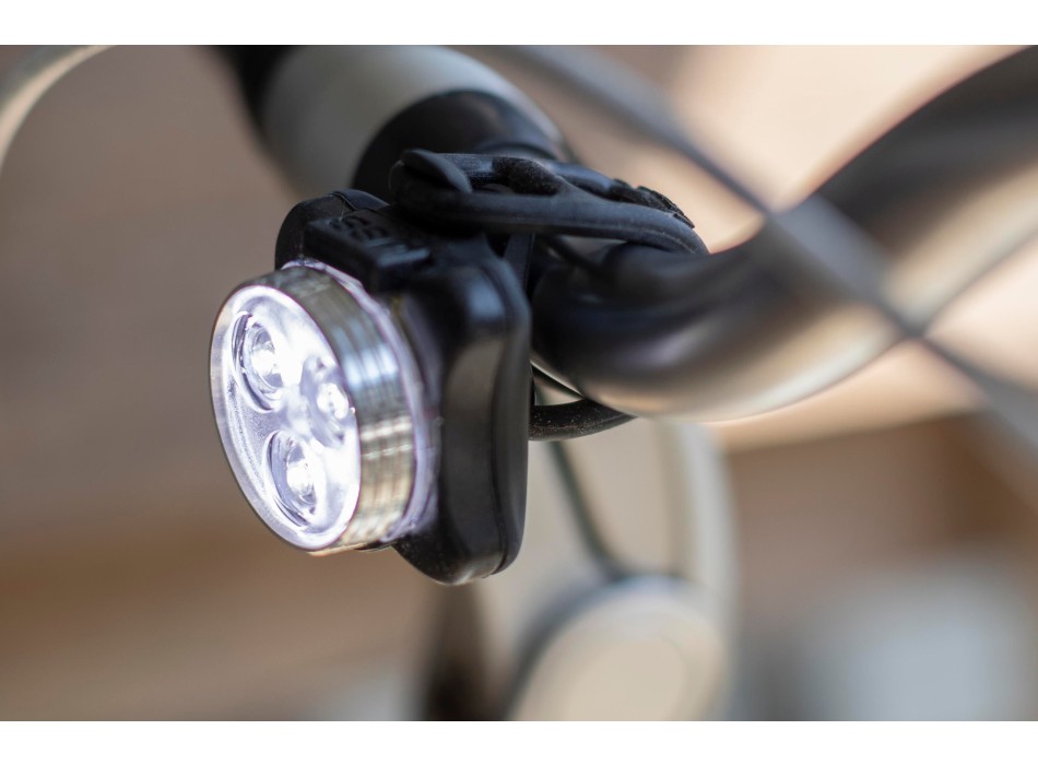 Set luci di sicurezza per bicicletta ricaricabili in ABS e silicone Elisabeth FullGadgets.com