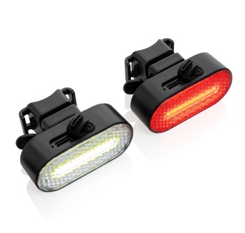 Set luci USB ricaricabili da bicicletta Lumino in rPlastica FullGadgets.com