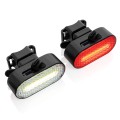 Set luci USB ricaricabili da bicicletta Lumino in rPlastica