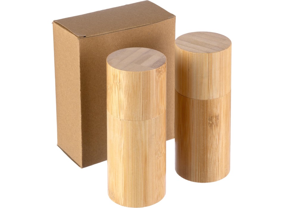 Set macina sale & pepe in bambù Christine FullGadgets.com
