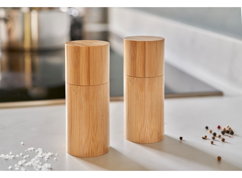 Set macina sale & pepe in bambù Christine FullGadgets.com