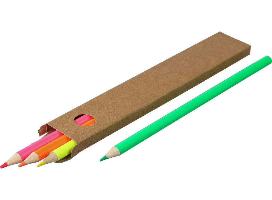 Set matite evidenziatori in legno Kaden FullGadgets.com