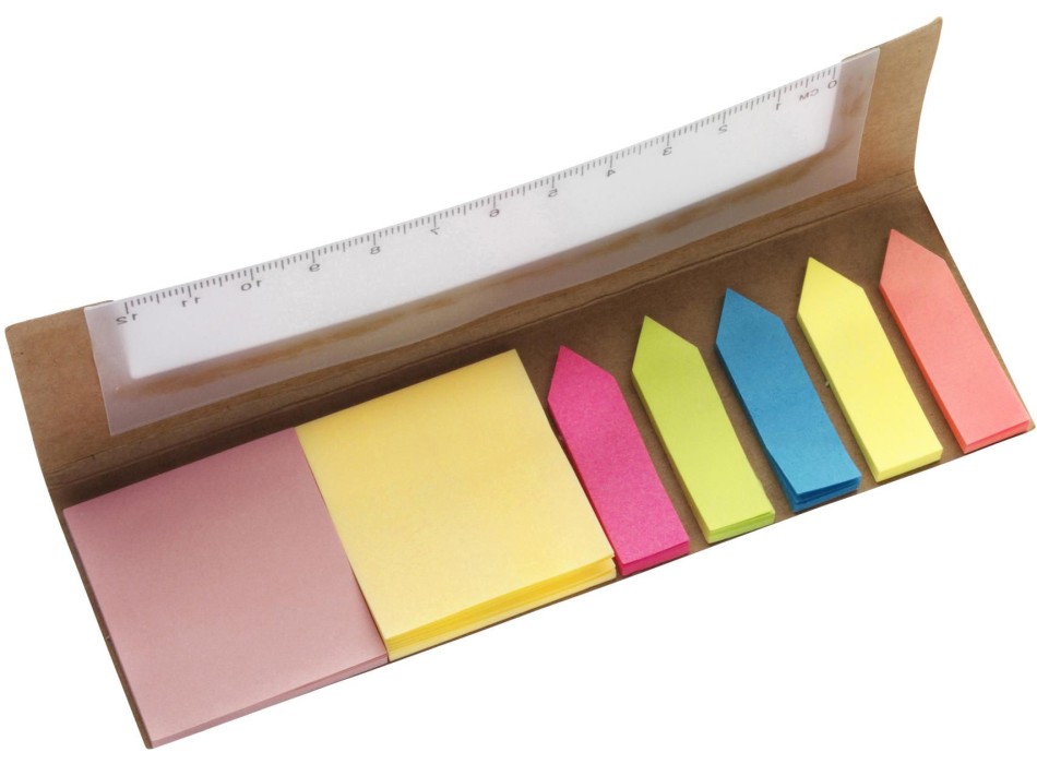 Set memo con righello trasparente Natalia FullGadgets.com