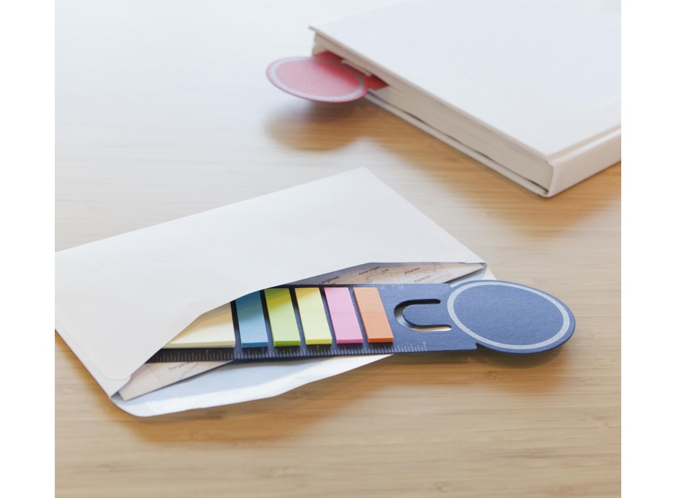 Set memo con righello trasparente Natalia FullGadgets.com