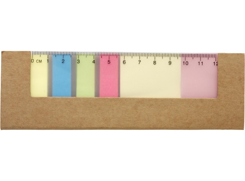 Set memo con righello trasparente Natalia FullGadgets.com