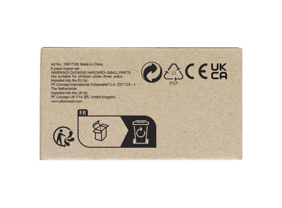 Set pastelli a cera colorati 6 pezzi Ayo FullGadgets.com