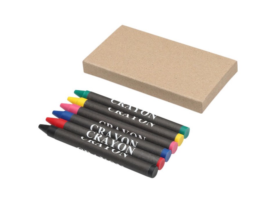 Set pastelli a cera colorati 6 pezzi Ayo FullGadgets.com