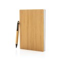 Set Penna E Taccuino A5 Personalizzabile In Bambù