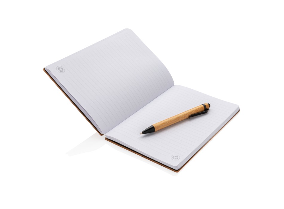 Set penna e taccuino A5 in bambù FullGadgets.com