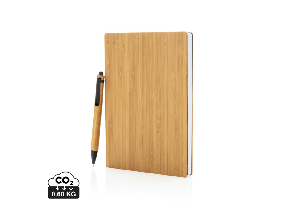 Set penna e taccuino A5 in bambù FullGadgets.com