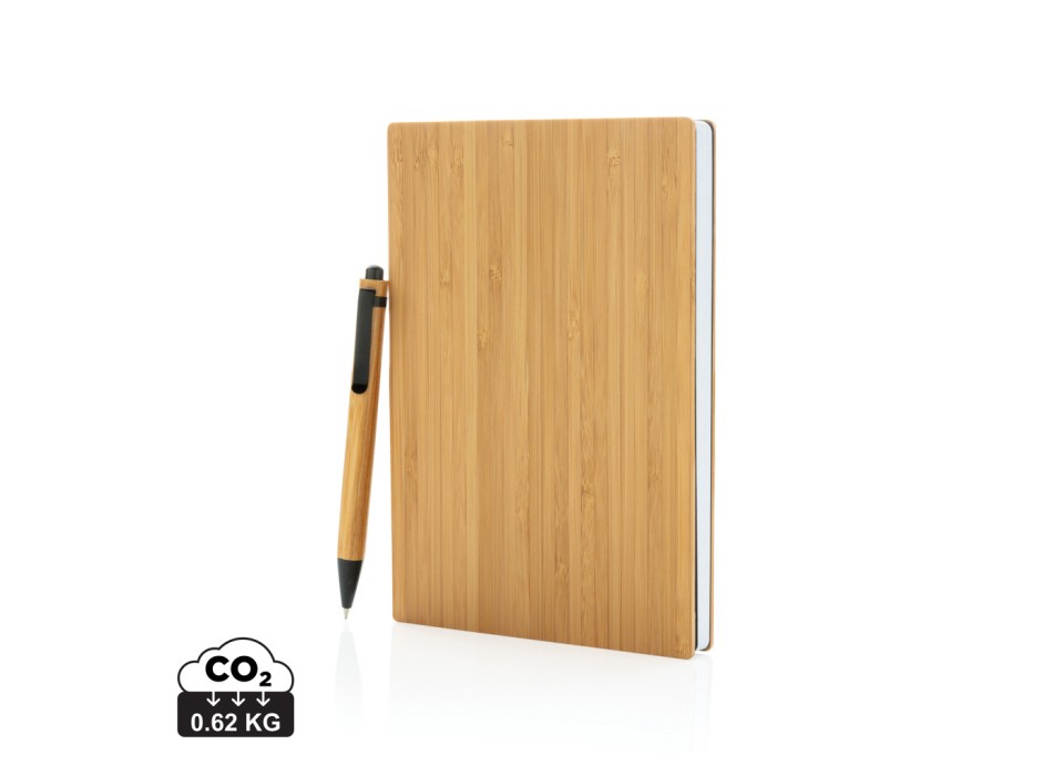 Set penna e taccuino A5 in bambù FullGadgets.com