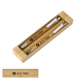 Set Penne In Bamboo Personalizzabili, Refill Blu