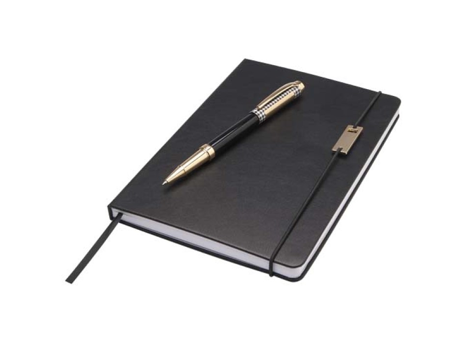 Set penne roller e blocco note in formato A5 Legato (inchiostro blu) FullGadgets.com