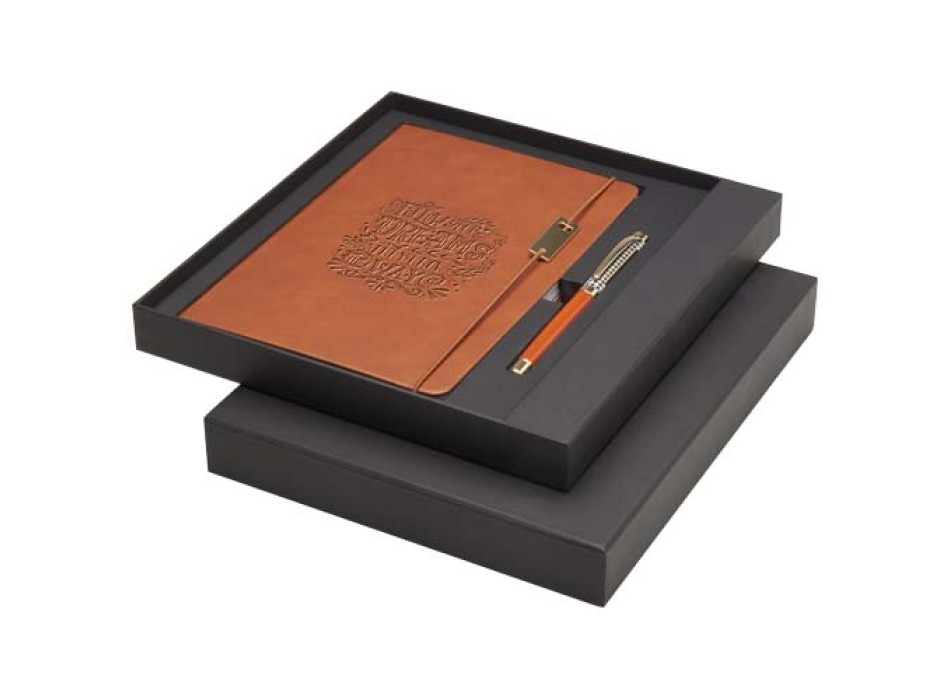 Set penne roller e blocco note in formato A5 Legato (inchiostro blu) FullGadgets.com