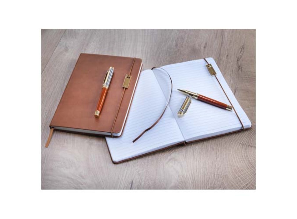 Set penne roller e blocco note in formato A5 Legato (inchiostro blu) FullGadgets.com