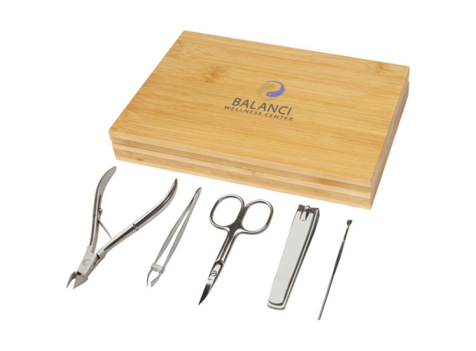 Set per manicure Ladia da 5 pezzi in bambù FullGadgets.com