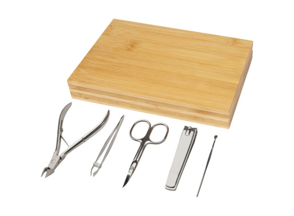 Set per manicure Ladia da 5 pezzi in bambù FullGadgets.com