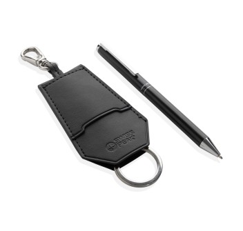 Set portachiavi e penna SP Tula in PU riciclato RCS FullGadgets.com