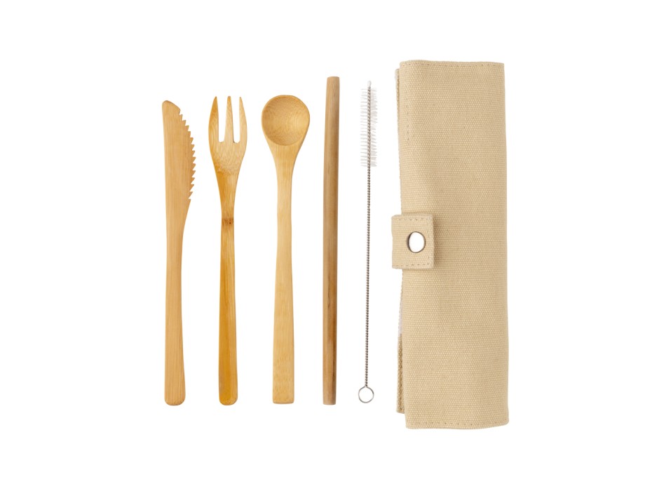 Set posate in bambù FullGadgets.com