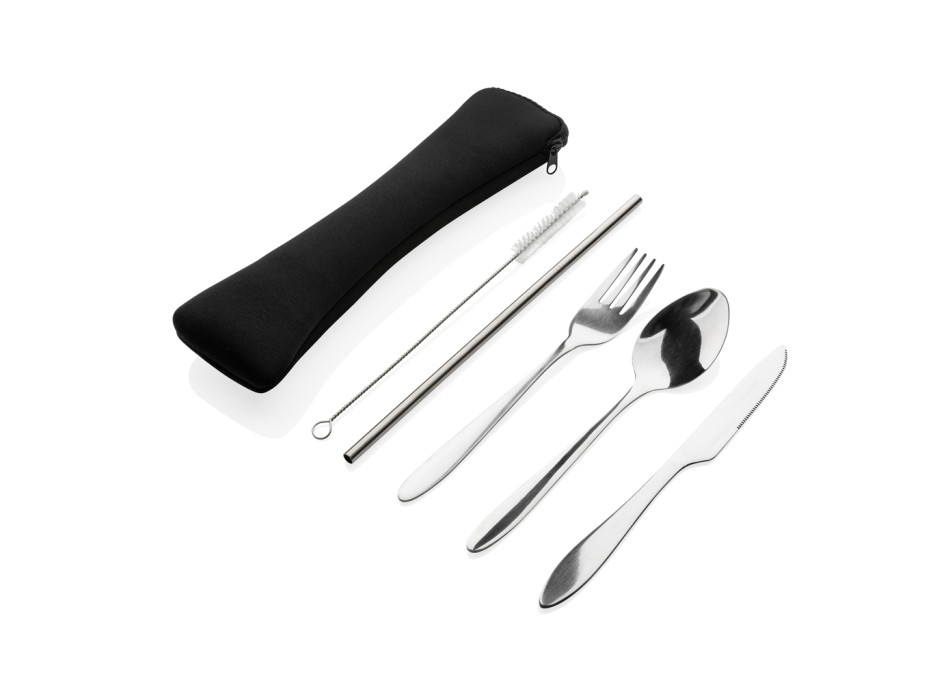 Set posate riutilizzabili 4 pezzi in acciaio inossidabile FullGadgets.com