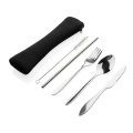Set Posate Riutilizzabili 4 Pezzi Personalizzabili In Acciaio Inossidabile